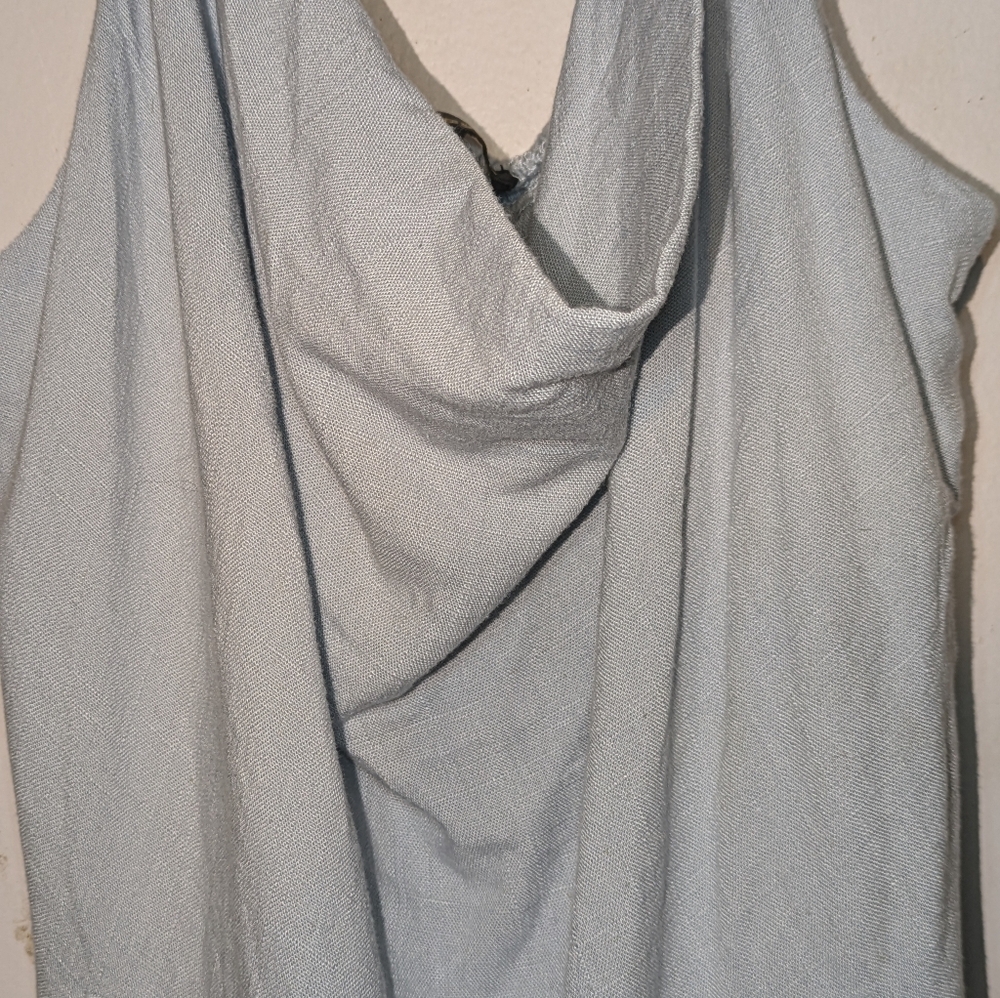 Shinestar Chambray Pocketed Romper Large - Picture 4 of 8